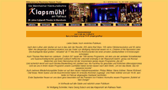 Desktop Screenshot of klapsmuehl.eu